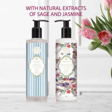 Winter In Venice Floral Symphony Hand & Body Wash and Hand & Body Lotion Set